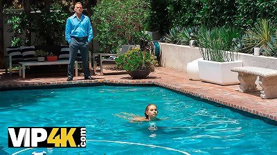 DADDY4K. gal luvs taboo fucky-fucky with BFs parent on steaming summer day
