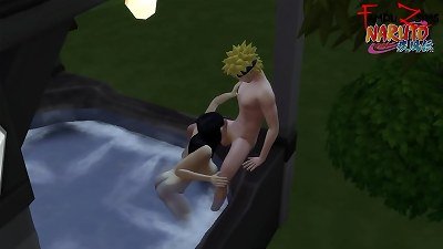 HINATA and NARUTO romp at night in a mission. [NARUTO PORN]