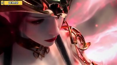 manga porn 3-dimensional (ep97) - Medusa princess and her pal get bang with a dude