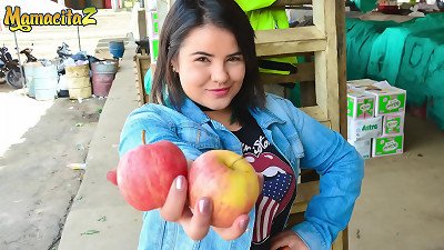 CARNE DEL MERCADO - (Xiomara Soto & Pedro Nel) gobbles bbw teenage Latina Homemade man rod riding With A Stranger