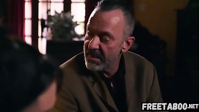 Spoiled daughter-in-law Jane Wilde Gets Analized In Front Of Her Rich stepfather - total flick On FreeTaboo.Net